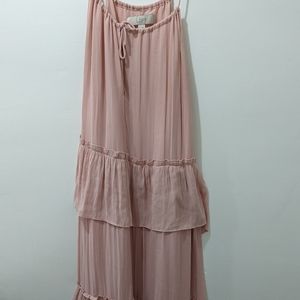 LOFT Blush Tiered Maxi